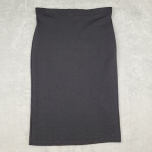 Theory Women's Skirt Black Pencil Stretch Size M Career Office